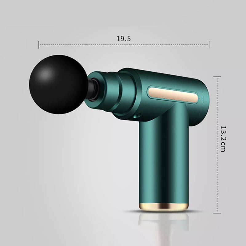 TheraWave® - Pistola de Masaje de Percusión 4 en 1