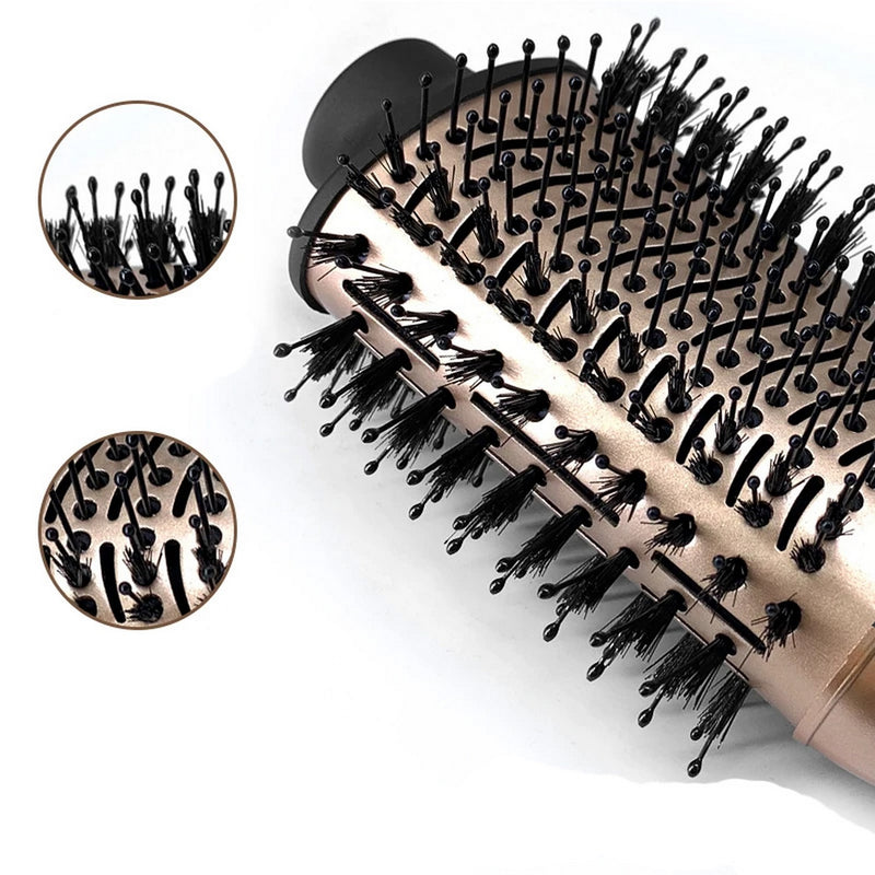 Cepillo Secador para Cabello Keratin 3D: Estilo y Cuidado Profesional en Casa