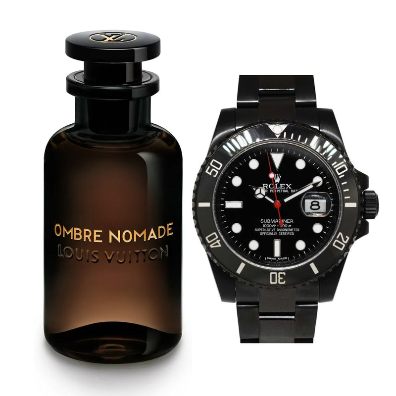PERFUME OMBRE NOMADA + RELOJ ROLEX NEGRO